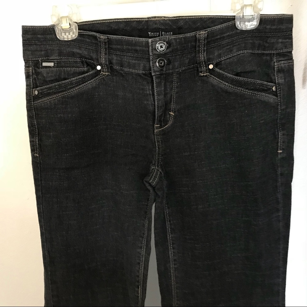 White House Black Market Blanc Trouser Leg 2R